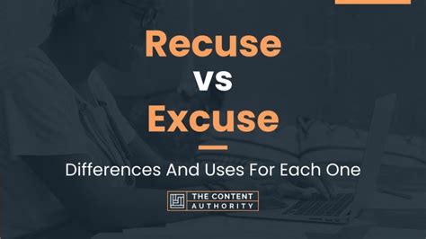recuse vs excuse
